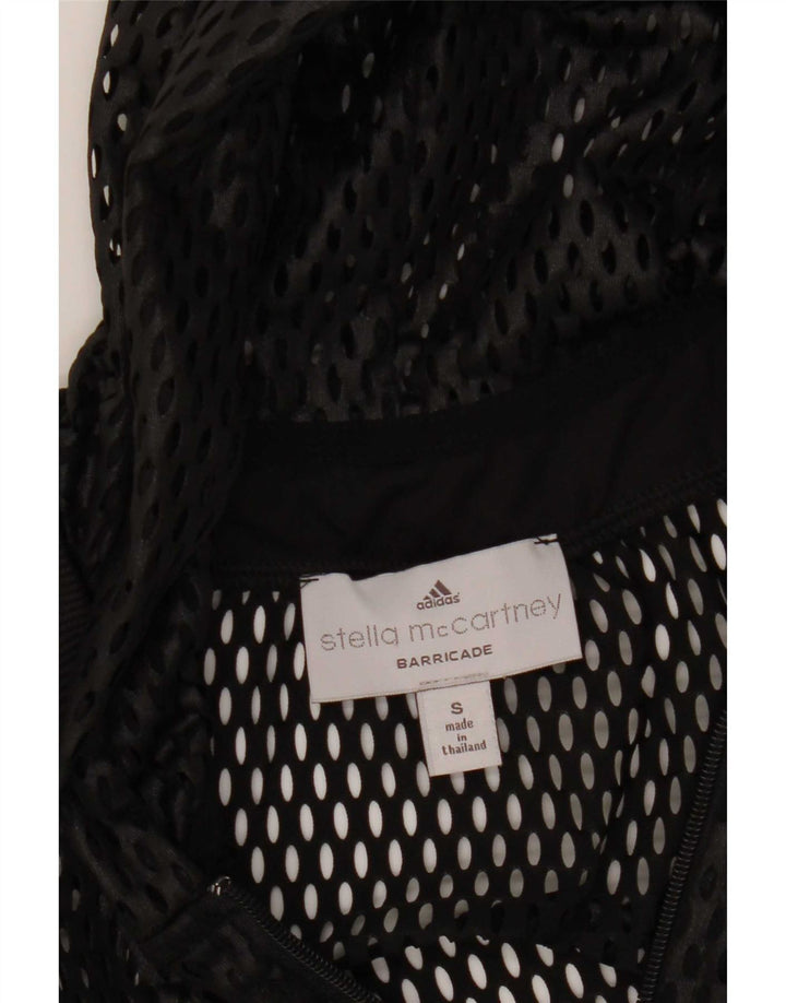 Adidas - Chaqueta de chándal con capucha para mujer, talla 10, color negro