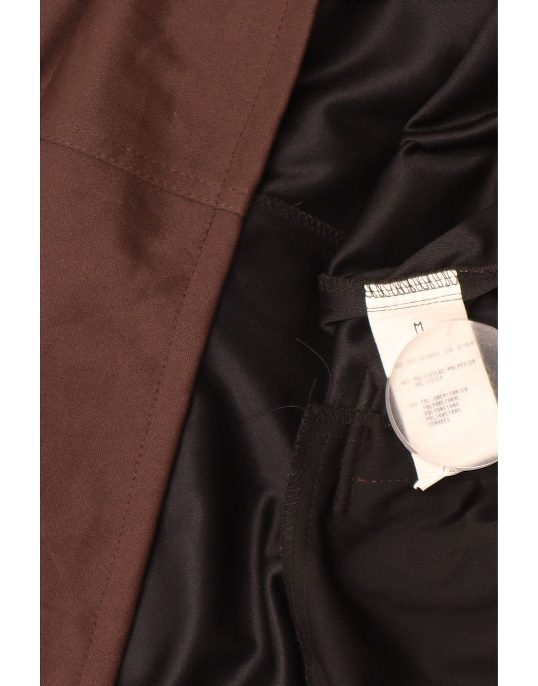 BENETTON Gabardina para mujer UK 44 Marrón medio Poliéster