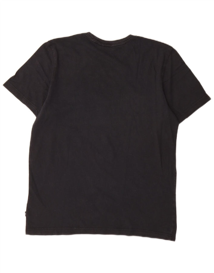 Adidas - Camiseta gráfica para hombre, talla mediana, algodón negro