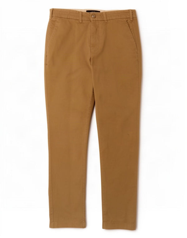 Abercrombie & Fitch Mens Skinny Chino Trousers W29 L30 Beige Cotton