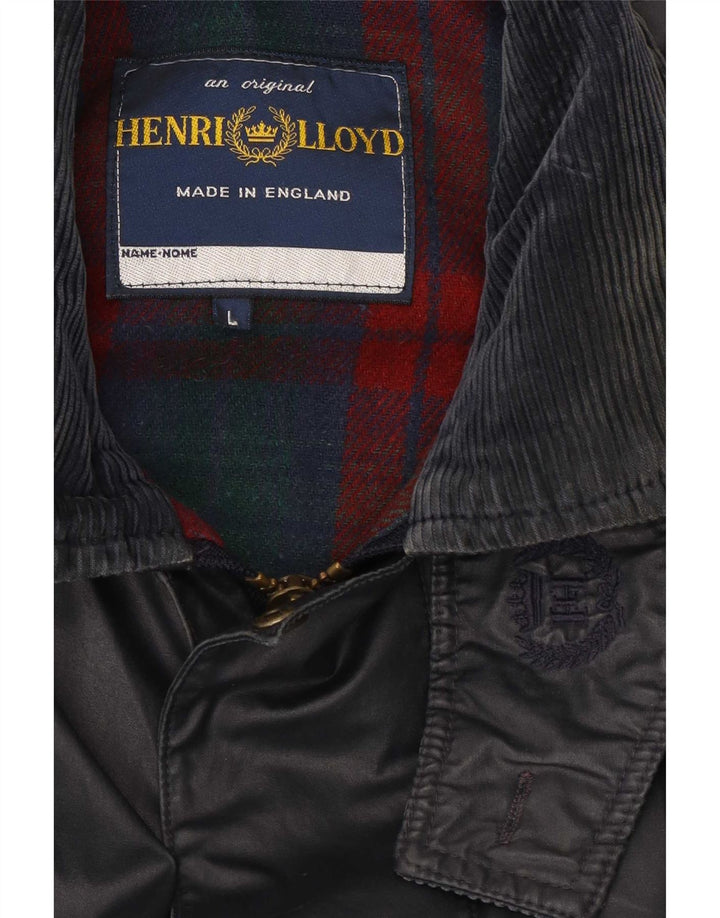 Henri Lloyd Chaqueta cortavientos para hombre Reino Unido 40 Grande Azul marino