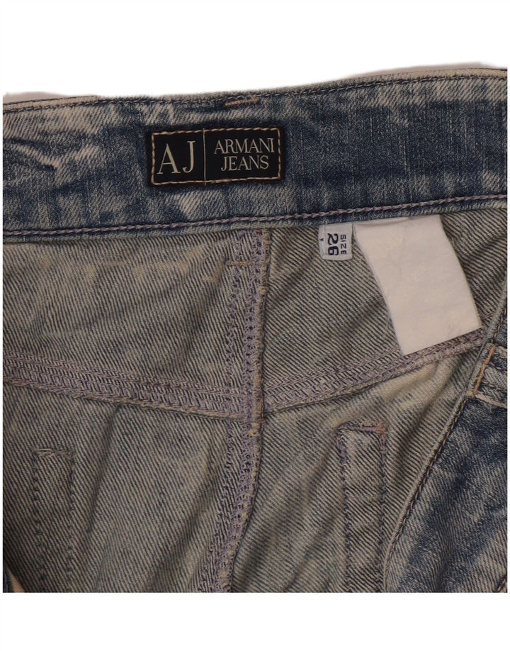 Vaqueros Armani Mujer Rectos W26 L34 Azul