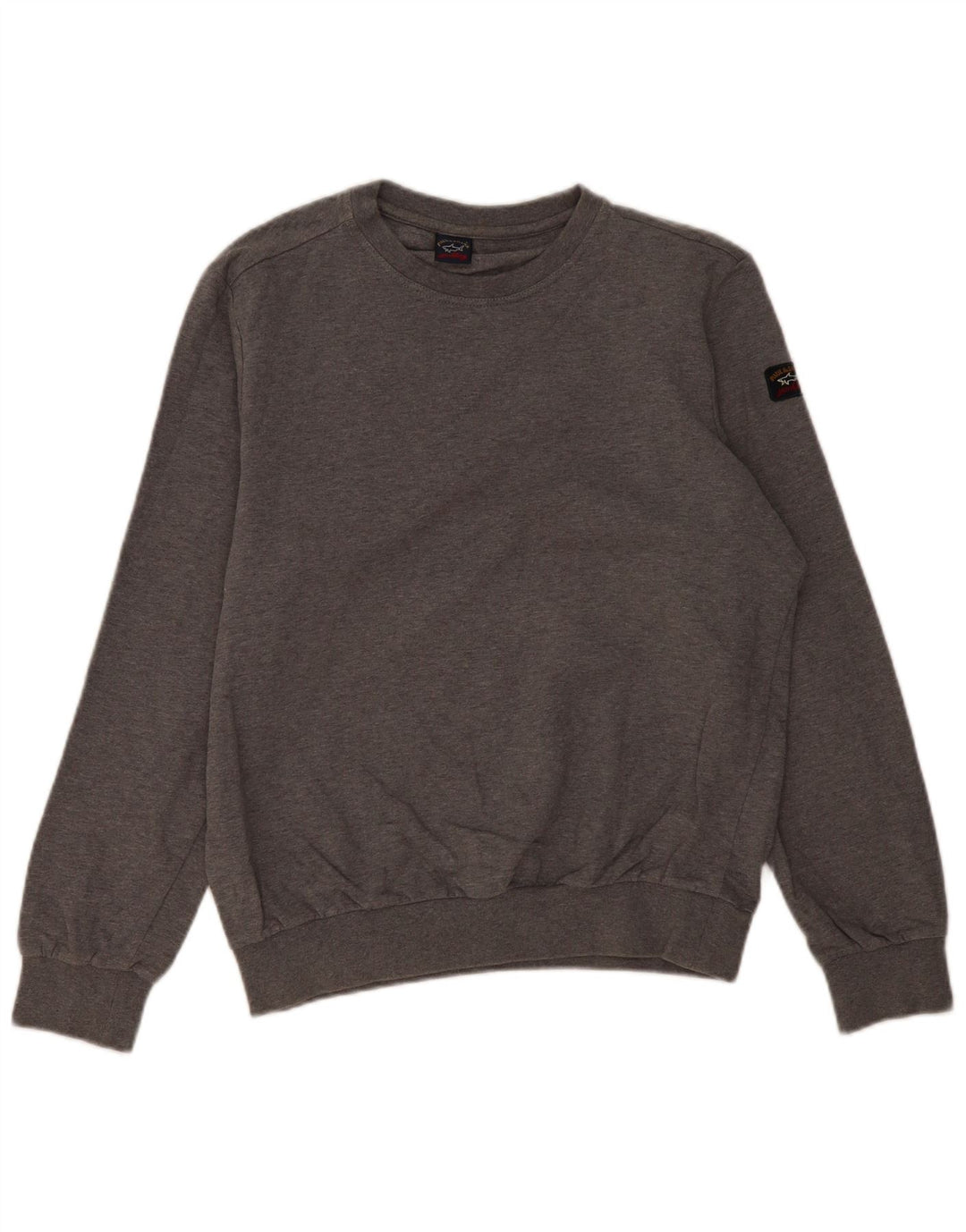 Paul & Shark Sudadera tipo jersey para hombre de algodón moteado gris grande
