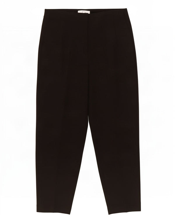 Marks & Spencer Pantalones cortos ajustados para mujer UK 10 Smalll W28 L26 Negro
