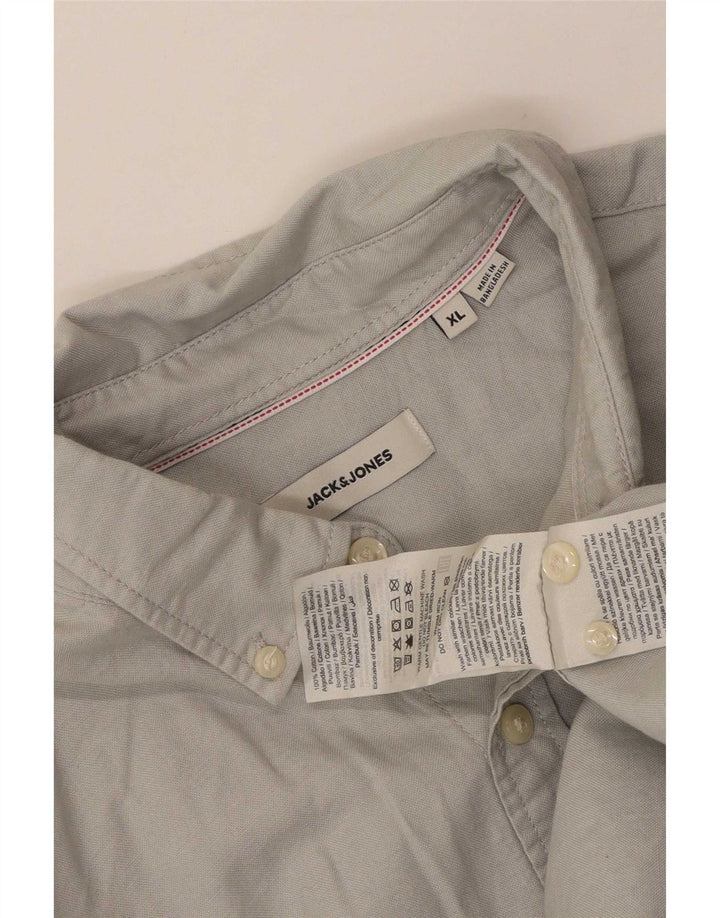 Camisa Jack & Jones Hombre XL Gris Algodón
