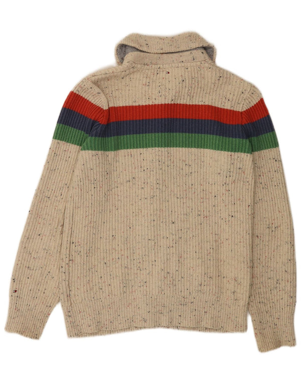 TOMMY HILFIGER Cárdigan para niño 15-16 años Algodón color block beige