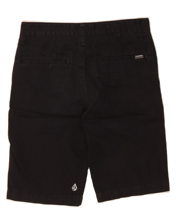 VOLCOM Mens Chino Shorts  W29 Small  Black Cotton Vintage Volcom and Second-Hand Volcom from Messina Hembry 