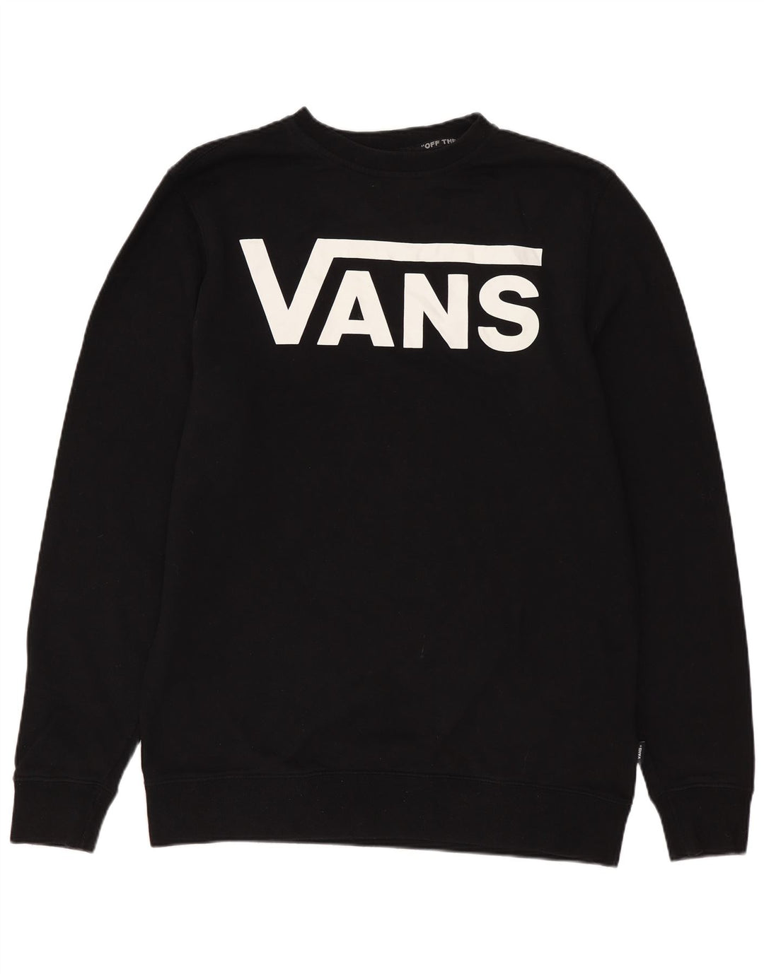 VANS Hombre Sudadera con gráfico Jumper Small Black