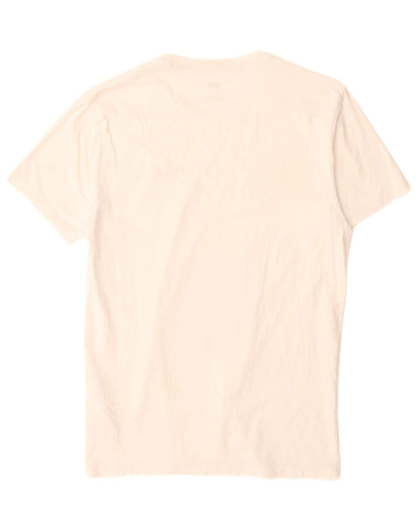 Levi's Hombre Camiseta Slim Top Medium Blanco Algodón