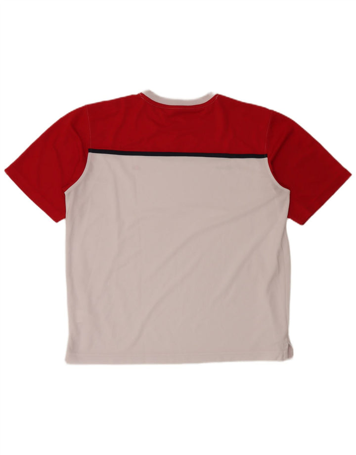 ELLESSE Camiseta Hombre Top XL Blanco Colorblock