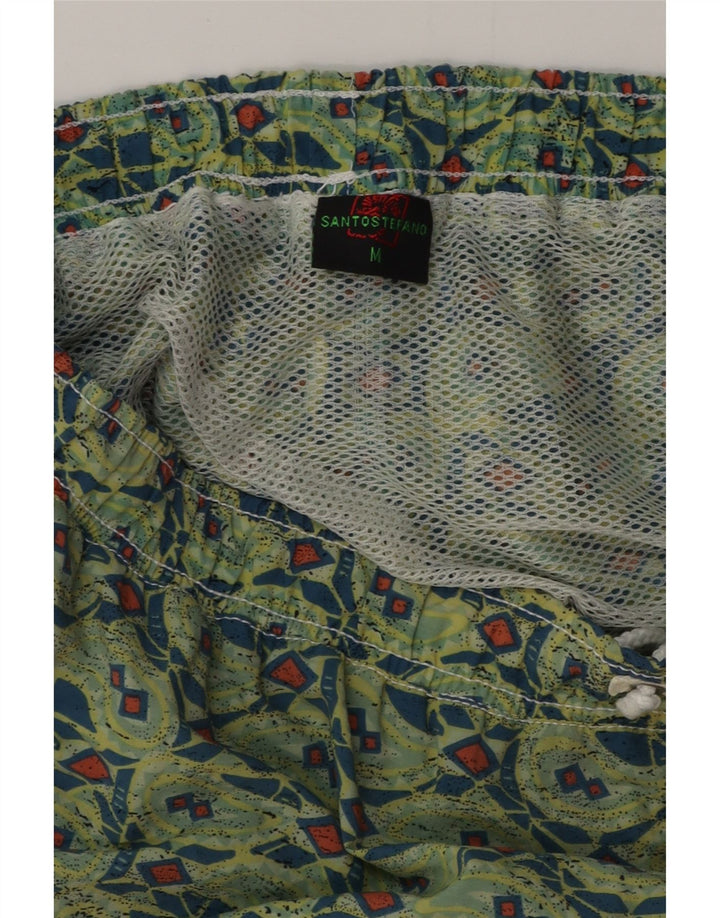 SANTO STEFANO Bañador Hombre Poliamida Geométrico Verde Medio