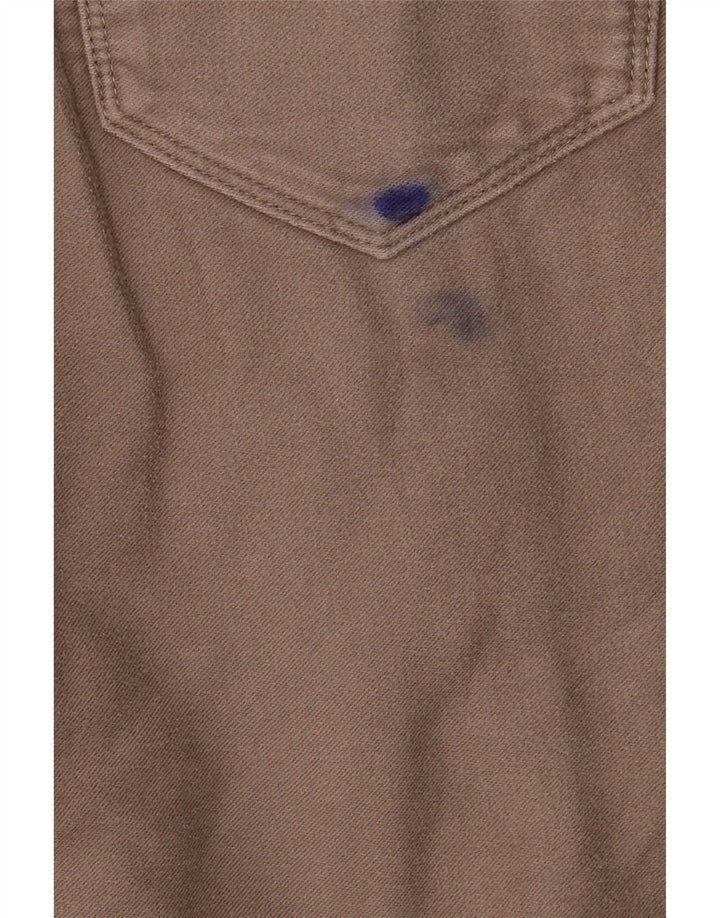 Marks & Spencer Pantalones informales ajustados para hombre W32 L33 Algodón gris