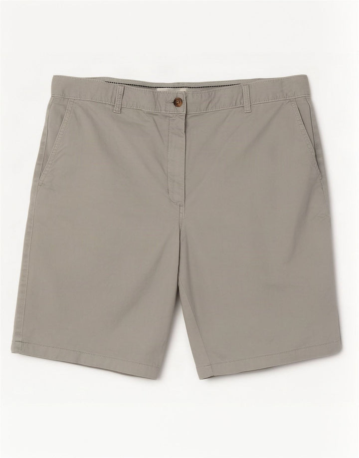 Marks & Spencer Pantalones cortos chinos para mujer UK 16 Large W36 Algodón gris