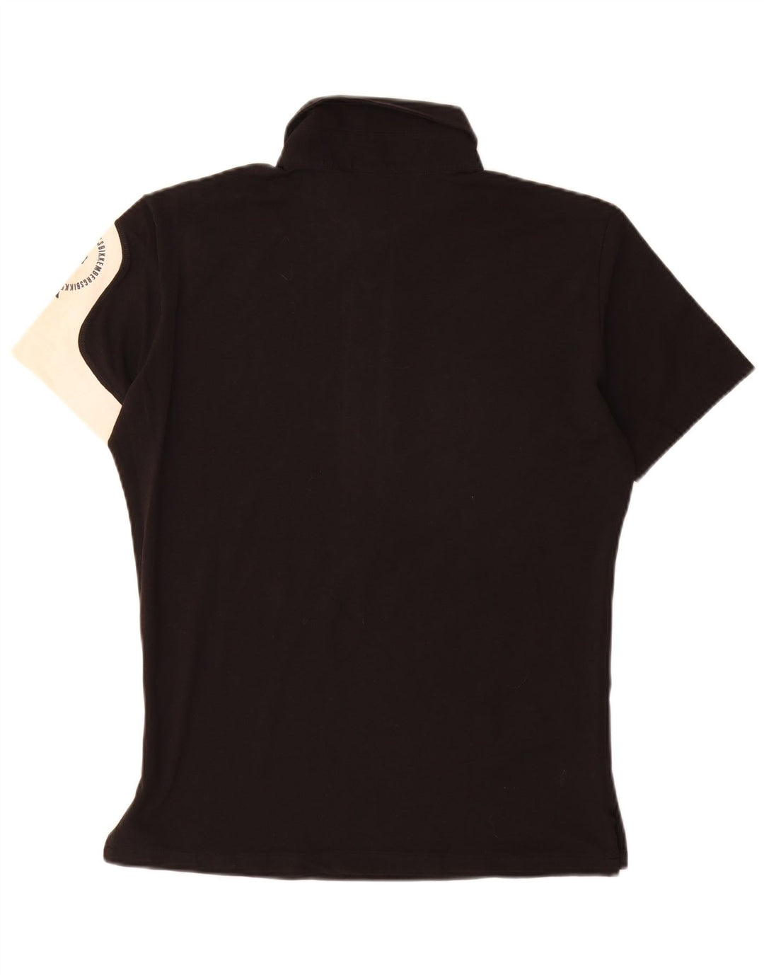 BIKKEMBERGS Polo para hombre Algodón color block mediano negro