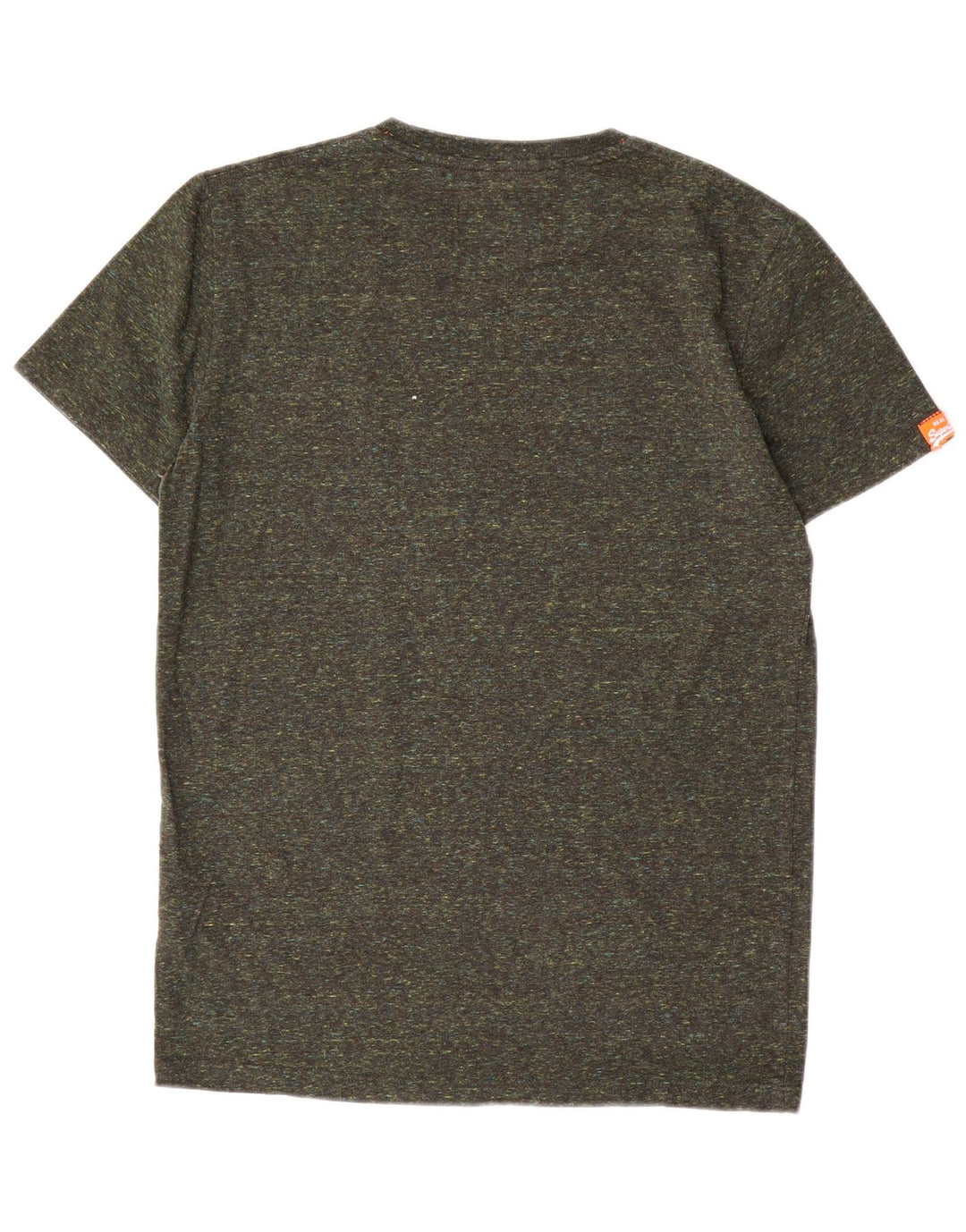 Superdry Camiseta para hombre Top Medium Khaki de algodón moteado