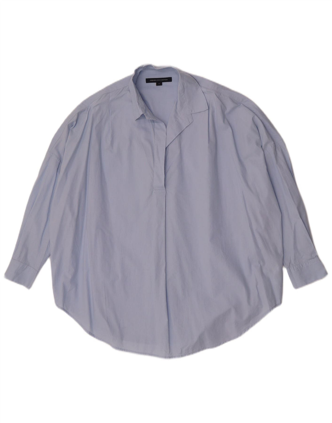 French Connection - Jersey de manga 3/4 para mujer, talla 40, color azul pequeño