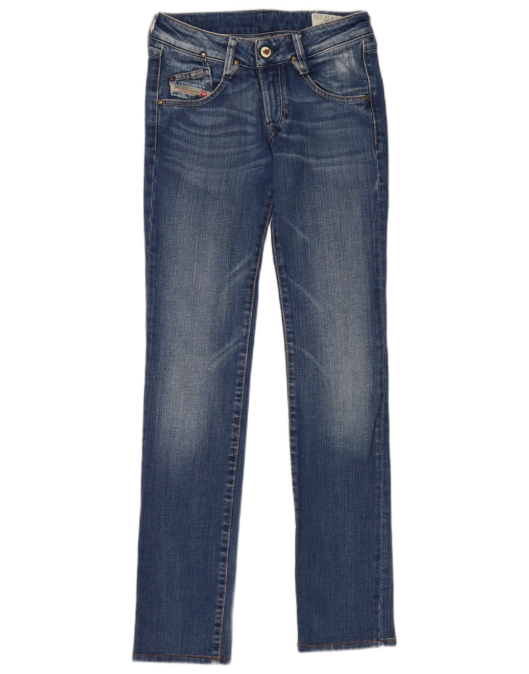 Diesel Mujer Clush Slim Jeans W24 L32 Algodón Azul