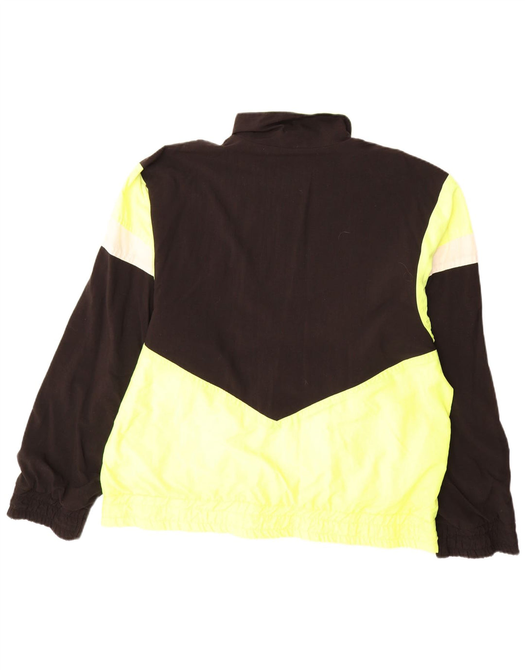 ERBACHER Chaqueta impermeable gráfica para hombre UK 40 Large Poliamida negra con bloques de color