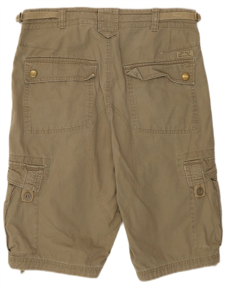 H&M Shorts Cargo Hombre W32 Caqui Medio