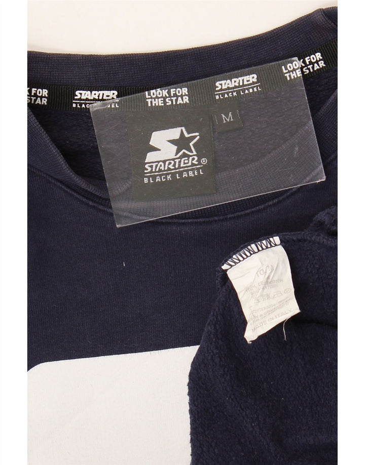 Starter Sudadera Estampada Hombre Jersey Medium Azul Marino Algodón