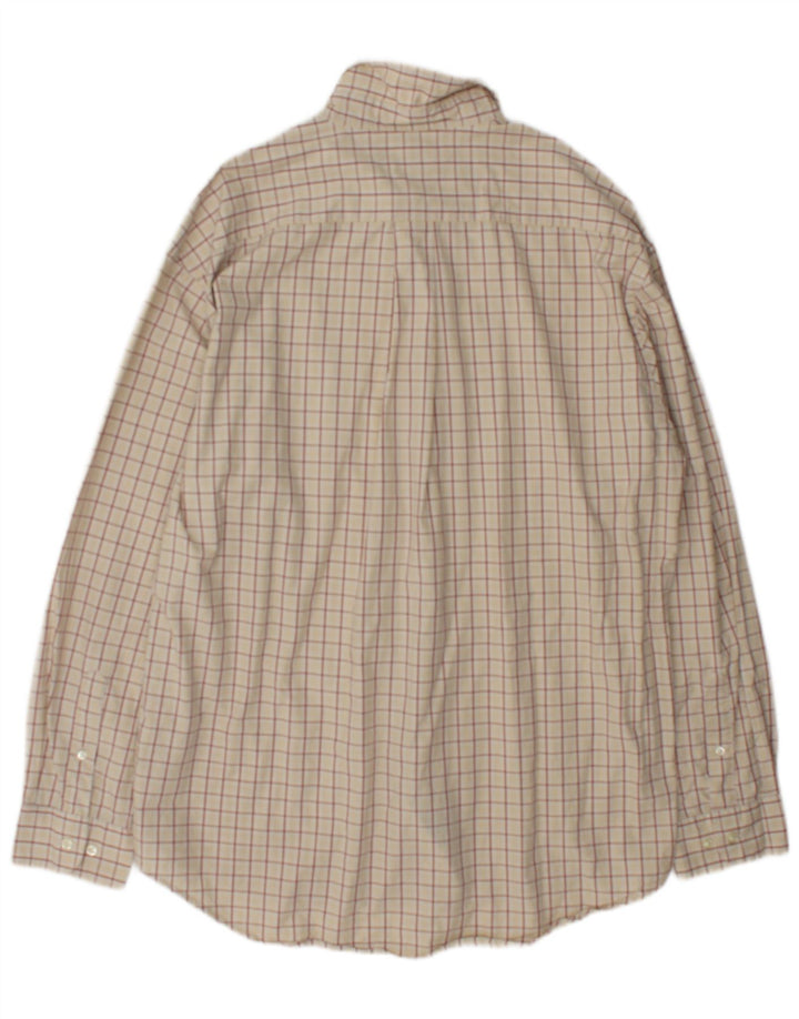 Camisa Tommy Hilfiger Hombre Large Beige Check