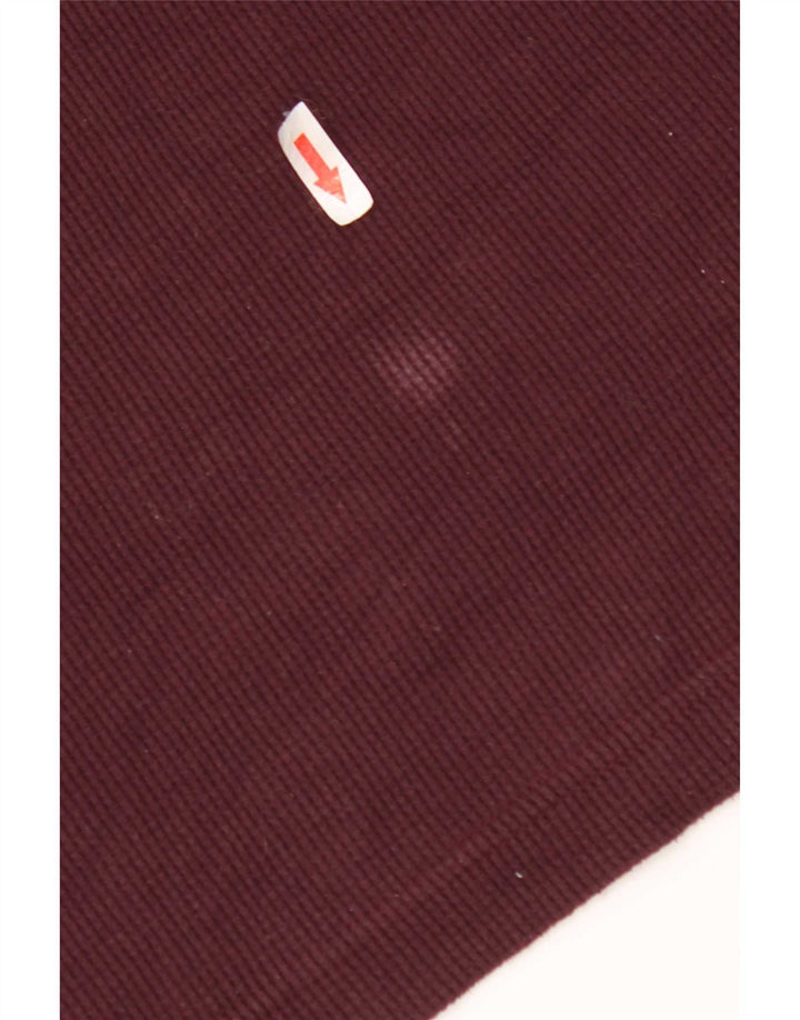 Camiseta Gap Hombre Manga Larga Algodón Burdeos Medio
