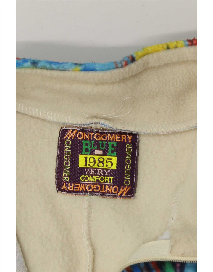 MONTGOMERY Jersey De Forro Polar Con Cremallera Y Cuello Para Hombre Grande Multicolor Colorblock