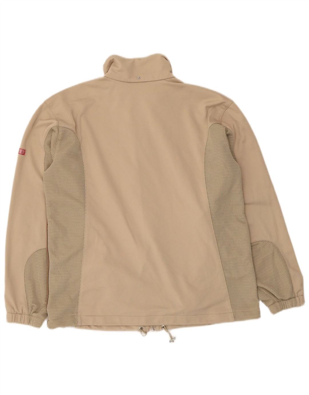 Diadora Chaqueta de chándal extragrande para mujer, talla 40, talla pequeña, color beige