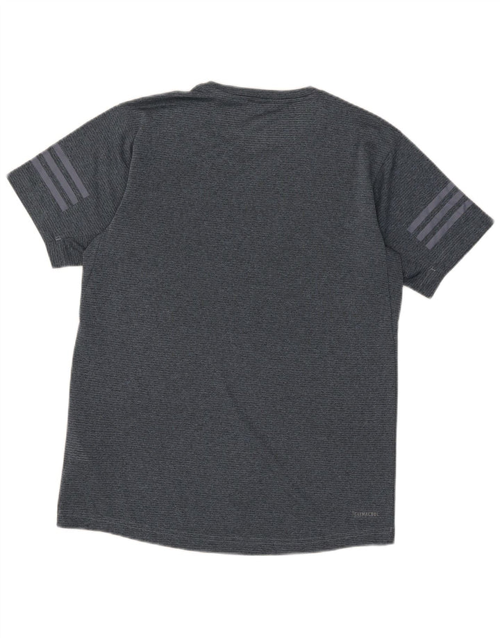 ADIDAS Camiseta Climacool para hombre Top Small Blue Moteado Poliéster