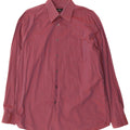 Camisa Hugo Boss Hombre Talla 41 16 Grande Burdeos