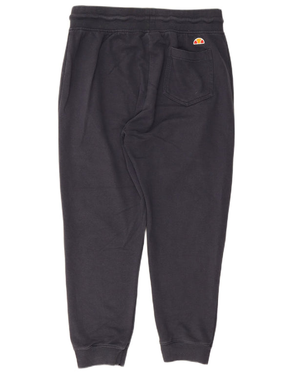 Ellesse Hombre Pantalones De Chándal Gráfico Joggers Large Azul Marino Algodón
