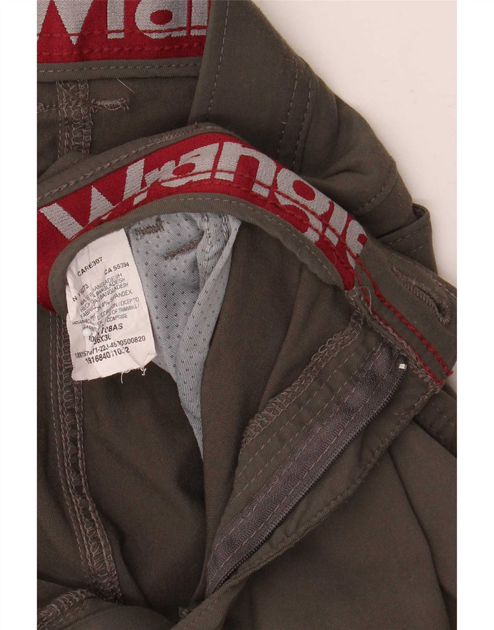 Wrangler Pantalones cargo ajustados para hombre W36 L30 Nylon gris