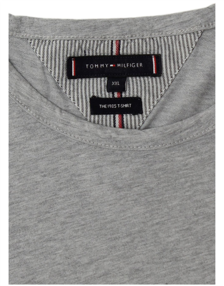 Tommy Hilfiger Camiseta para hombre Top 2XL Gris