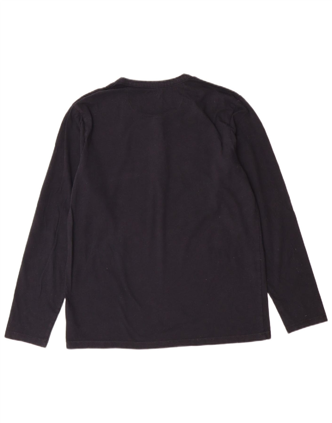 EDDIE BAUER Top Hombre Manga Larga Pequeño Algodón Azul Marino