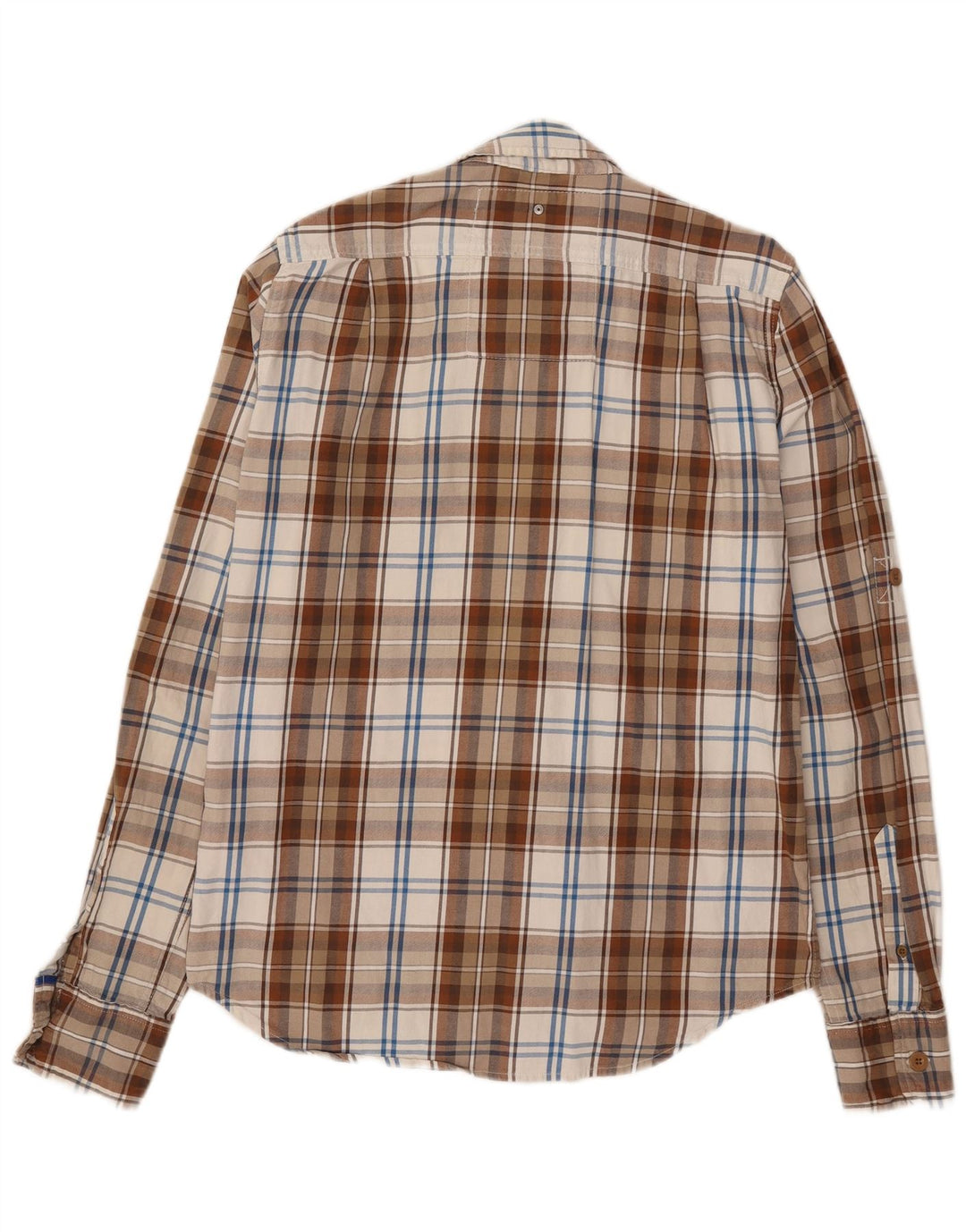 Superdry Camisa De Franela De Algodón A Cuadros Beige Grande |