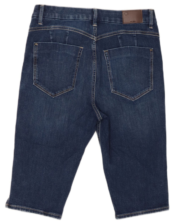 Marks & Spencer Pantalones cortos vaqueros para mujer UK 12 Medium W32 Algodón azul