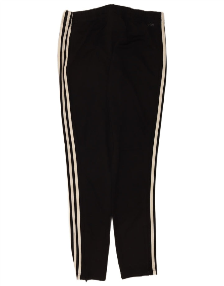 Adidas Mujer Climalite Chándal Pantalones UK 12/14 Mediano Negro Poliéster