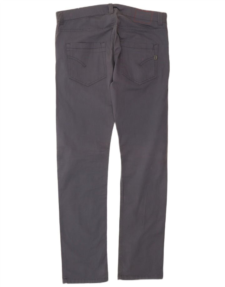 DONDUP Pantalones informales ajustados para hombre W38 L34 Algodón gris