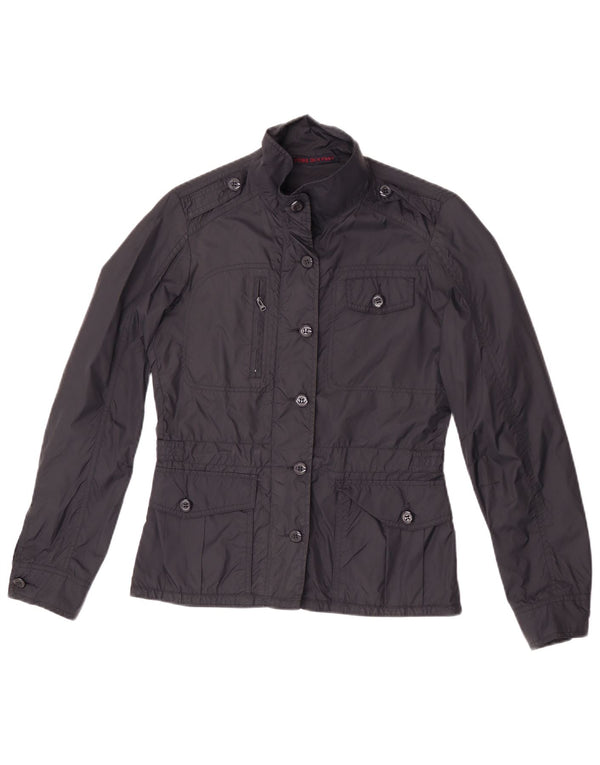 Kappa Chaqueta Militar Mujer UK 6 XS Poliamida Negra