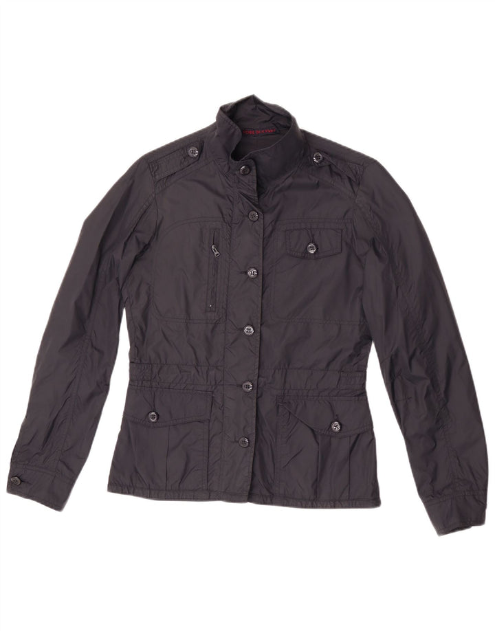 Kappa Chaqueta Militar Mujer UK 6 XS Poliamida Negra