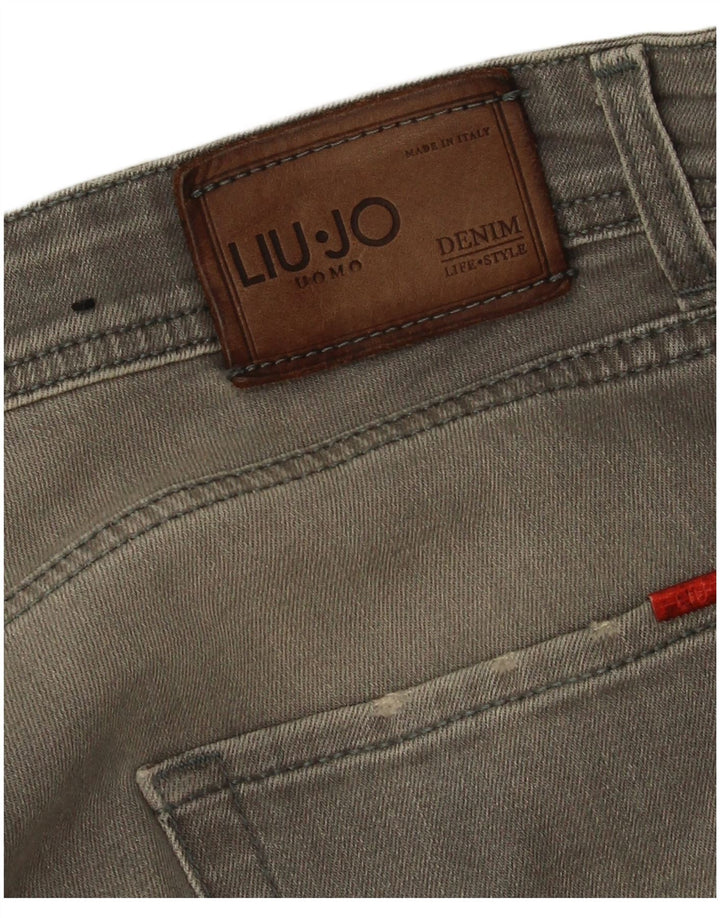Vaqueros ajustados para hombre Liu Jo W36 L31 Gris