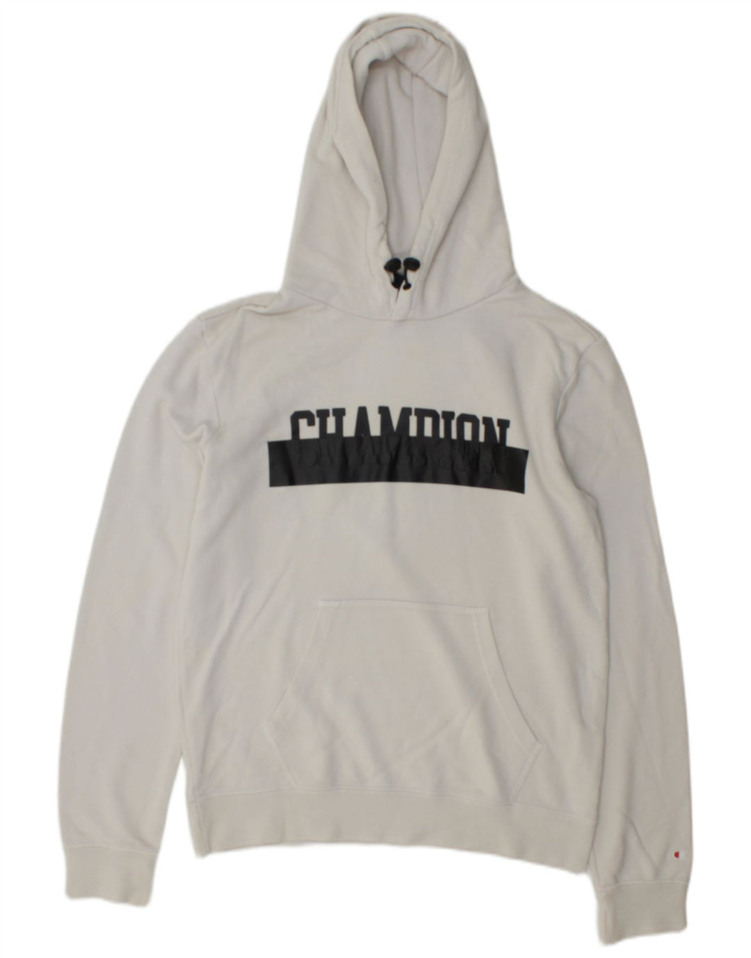Champion Sudadera Con Capucha Gráfica De Algodón Blanco Medio Para Hombre