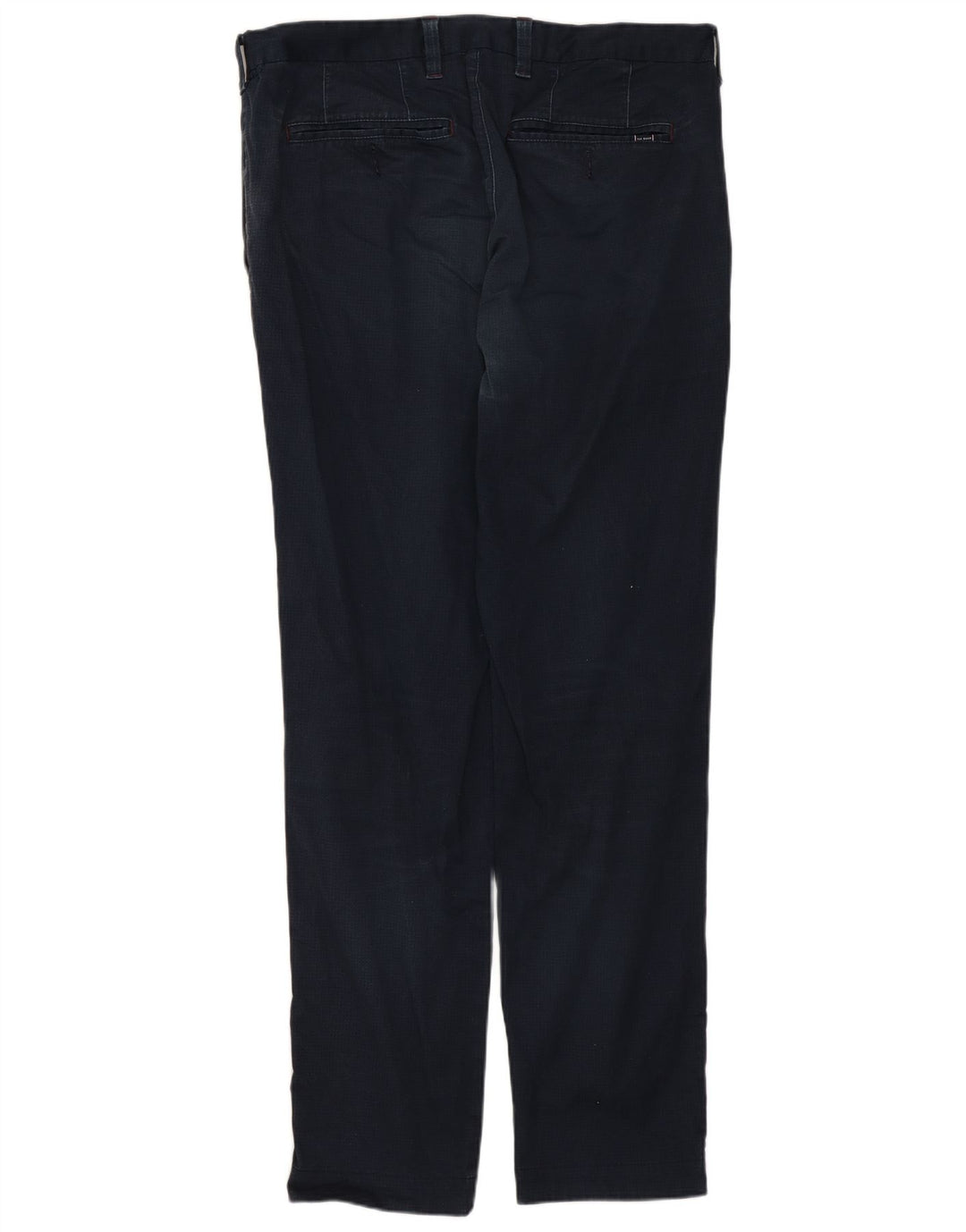 Pantalones de traje ajustados para hombre de Ted Baker W30 L29 Algodón azul marino