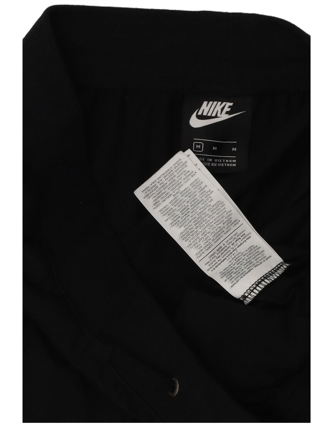 NIKE Mujer Chándal Pantalones Joggers UK 44 Mediano Negro Algodón