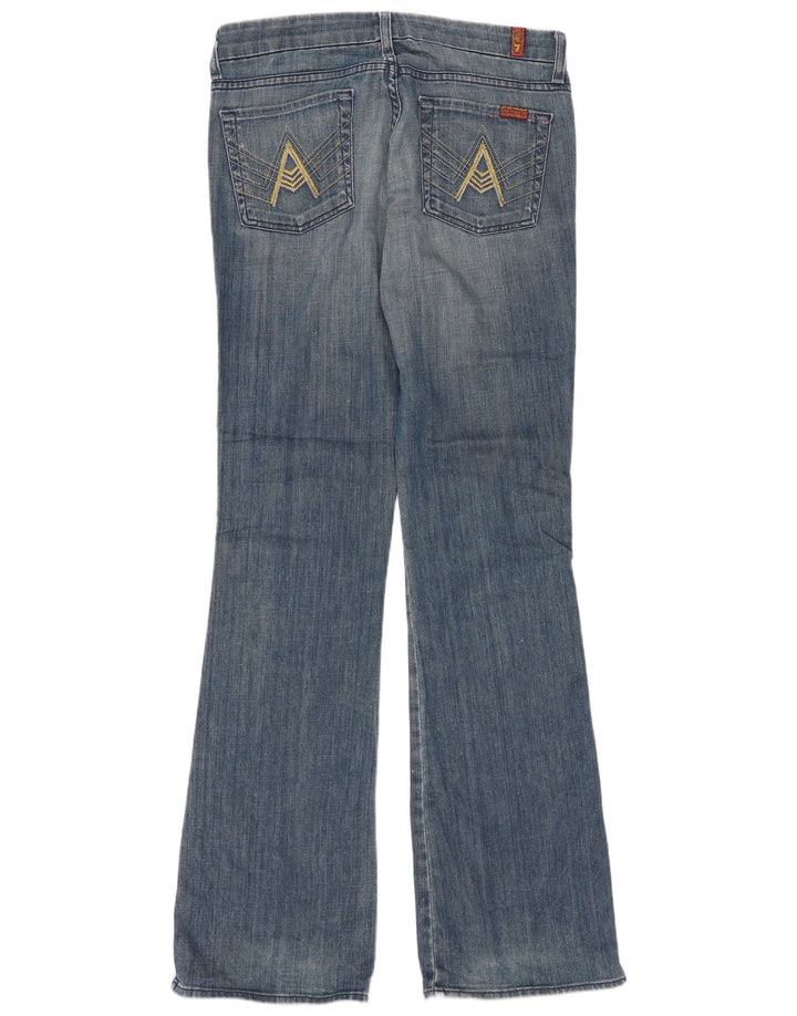 Vaqueros acampanados para mujer 7 For All Mankind W32 L34 Algodón azul