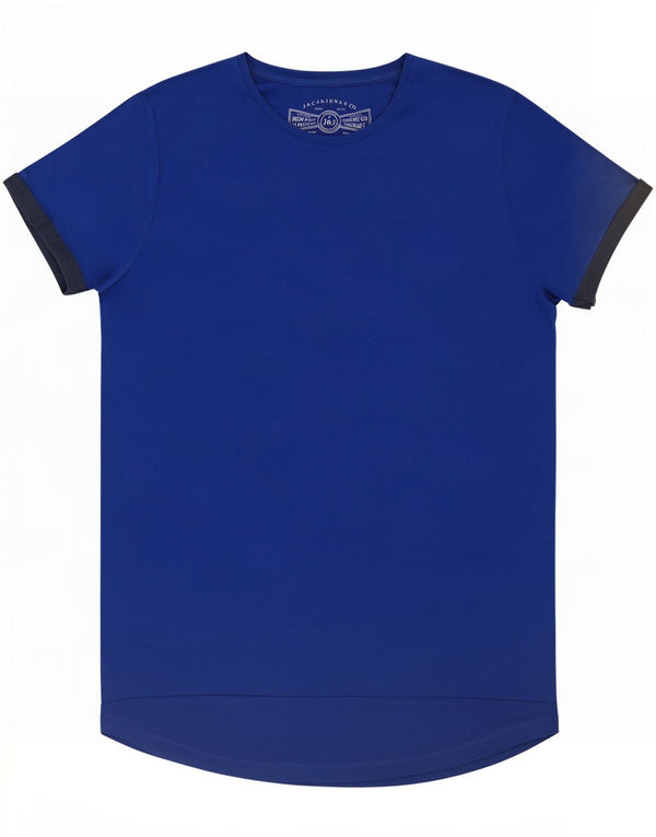 Camiseta Jack & Jones Hombre Top Large Azul Algodón