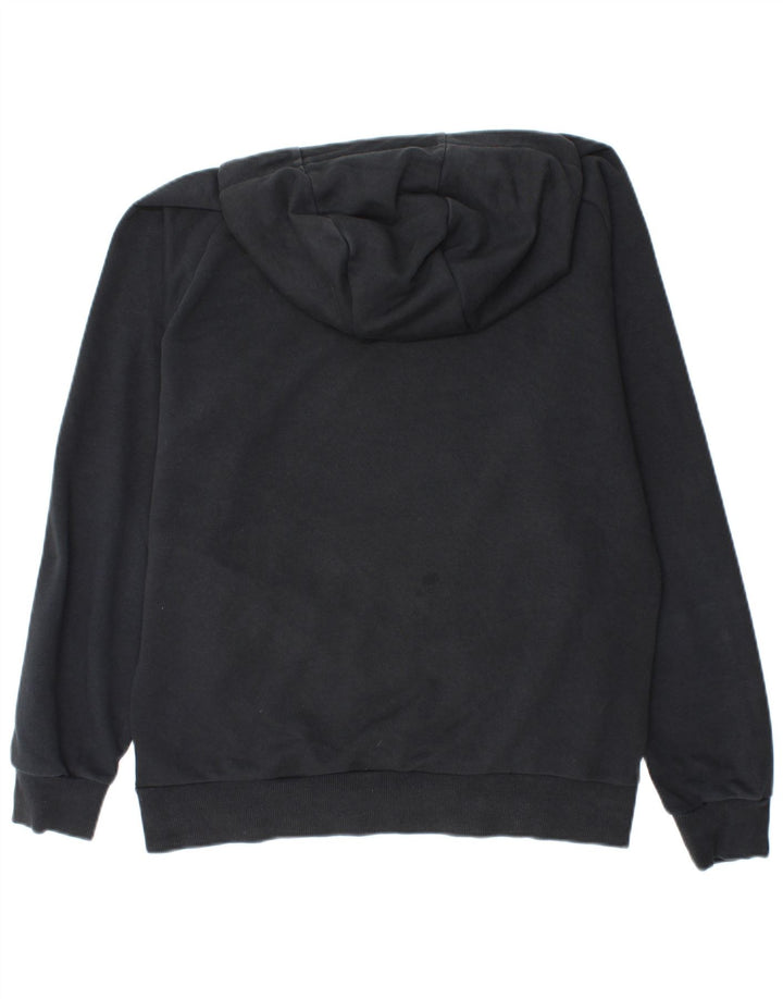 PUMA Jersey con capucha gráfica para hombre Algodón negro mediano