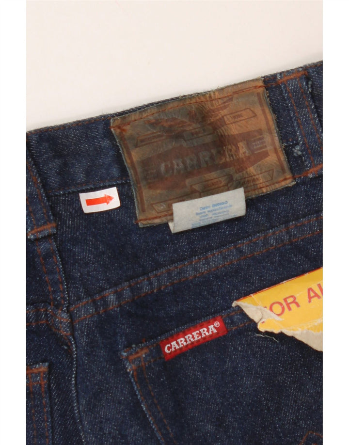 CARRERA Vaqueros Rectos Mujer W26 L35 Azul Marino Algodón