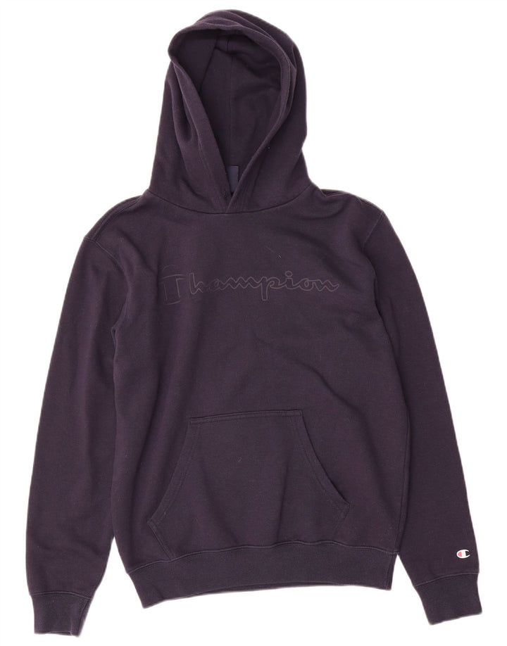 Champion Sudadera Con Capucha Gráfica Para Hombre Jersey Pequeño Azul Marino