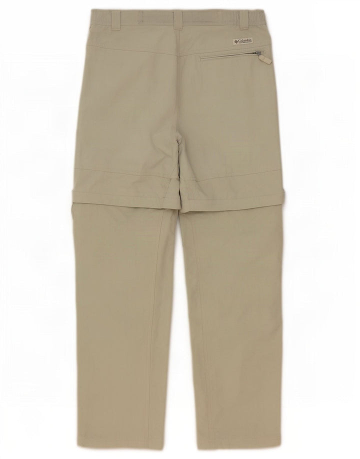 Columbia Pantalones Cargo De Senderismo Para Hombre Mediano W32 L32 Poliéster Caqui